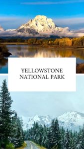 Yellowstone national park travel diary