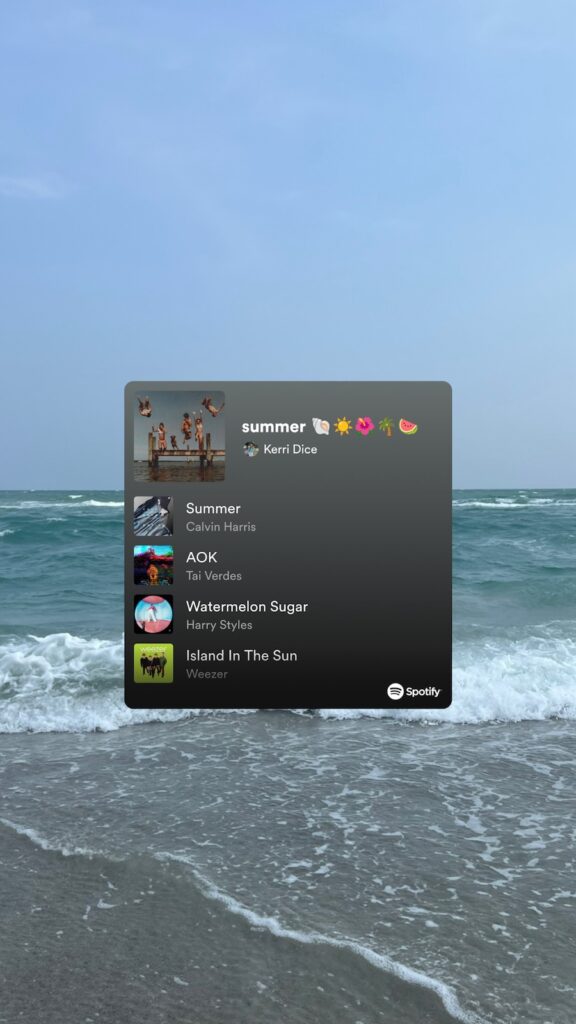 summer playlists on spotify